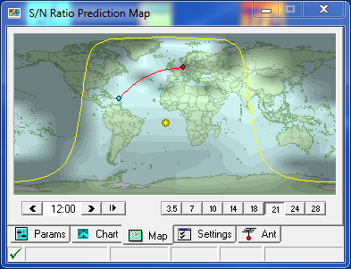 Figure 267: BandMaster's  Propagation Map Display