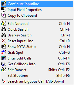 Figure 157:  Call Field Options