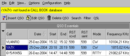 Figure 336:    No Information available on Callbook CD