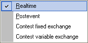 Figure 194:   Logging Menu