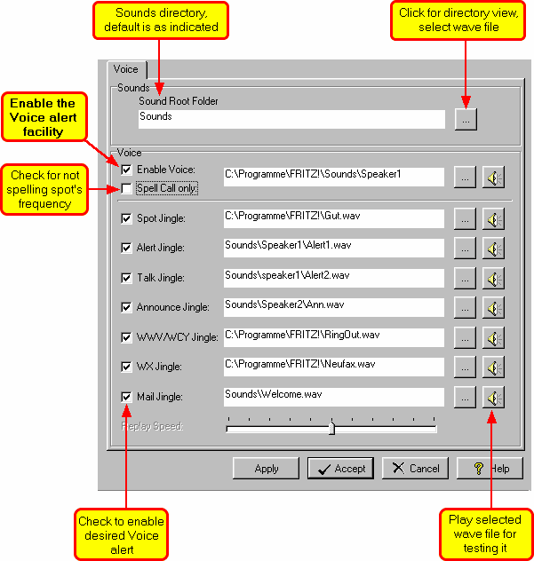 Figure 136:  Editing Sound Alerts