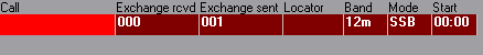 Figure 204:  Contest specific Log Input Line