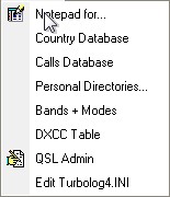Figure 72: The Edit Menu