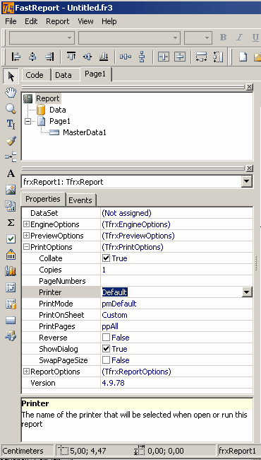 Figure 386:    Label Specific Printer Control