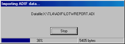 Figure 48:  Update progress monitor