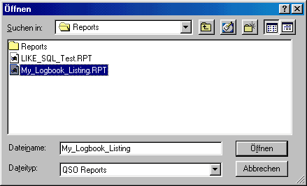 Figure 358:     Load Logbook Listings Report File