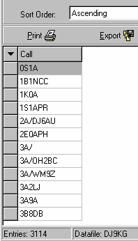 Figure 361:    A sample listing of the SQL query