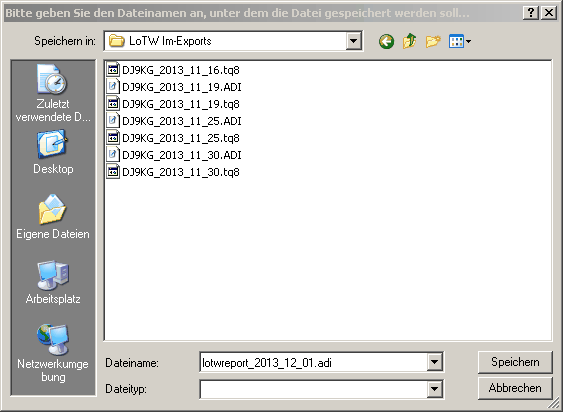 Figure 26:  Save Download in the suggested TurboLog 4 Sub Directory