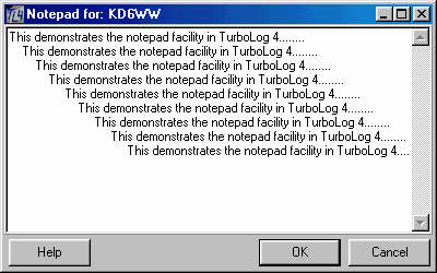 Figure 73:  The Notepad
