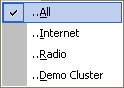 Figure 230:  Packet Source Menu