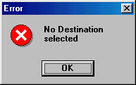 Figure 236:   Error Prompt