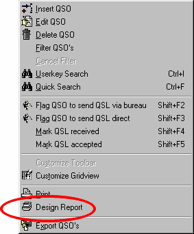 Figure 370:    Context Menu