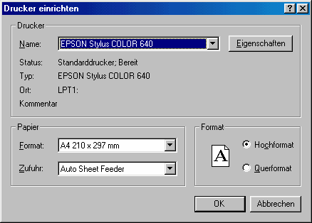 Figure 363:    Printer Setup