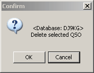 Figure 157:  Prompt before Deletion