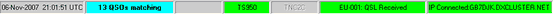 Figure 331:   Status Bar with IOTA Information